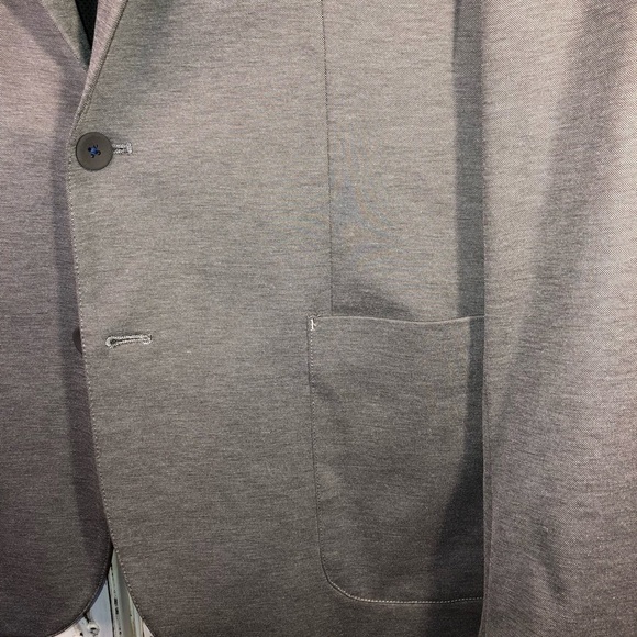 Men’s Joseph Abboud Slim Fit Light Gray Fully Lined Sport Coat Size L - Picture 5 of 10